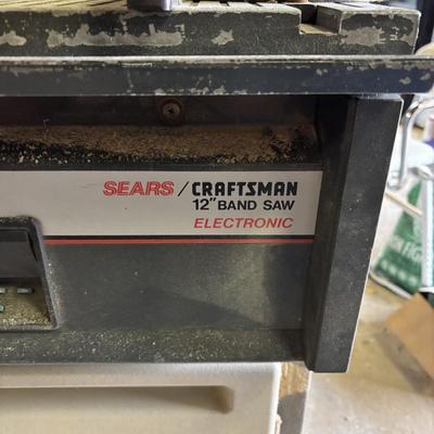LOT 222: Craftsman 12" Band Saw & Variable Speed 16" Scroll Saw