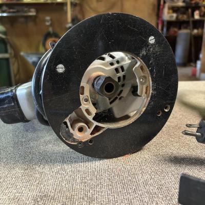 LOT 225: Ryobi 3H.P. Heavy Duty Router - Black & Decker Professional Angle Grinder