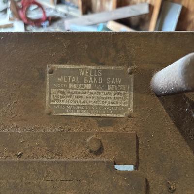 LOT 230: Wells Metal Band Saw