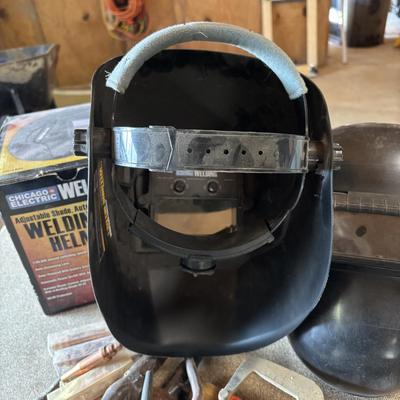 LOT 233: Welding & More Lot: Helmets, Cutting Torch Attachments, Cutting Tips