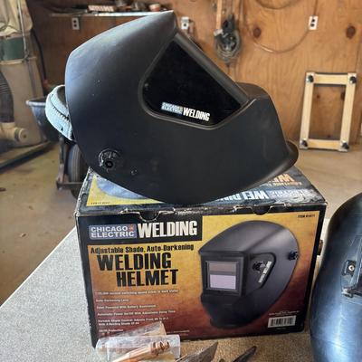 LOT 233: Welding & More Lot: Helmets, Cutting Torch Attachments, Cutting Tips
