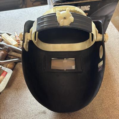 LOT 233: Welding & More Lot: Helmets, Cutting Torch Attachments, Cutting Tips