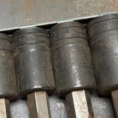 LOT 239: Snap-On Tools: Punch & Chisel Set, Impact Hex Bit Sockets