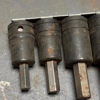 LOT 239: Snap-On Tools: Punch & Chisel Set, Impact Hex Bit Sockets