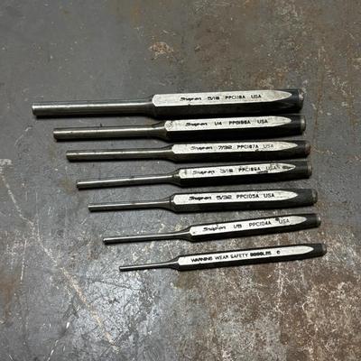 LOT 239: Snap-On Tools: Punch & Chisel Set, Impact Hex Bit Sockets