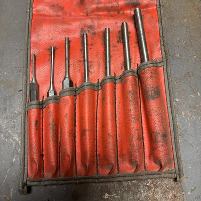 LOT 239: Snap-On Tools: Punch & Chisel Set, Impact Hex Bit Sockets