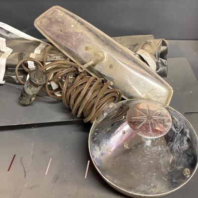 LOT 244: Garage Cabinet Finds - Portable Battery Tester, Sensor Tester Plus, Sears Craftsman Timing Light and More