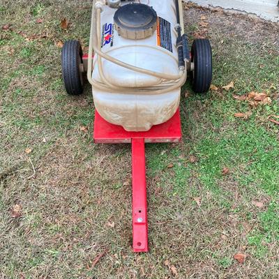 LOT 246: NorthStar Spreader on Tow Behind Rolling Utility Cart