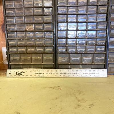 LOT 250: Large Collection of Hardware / Fasteners - Organizers, Containers, United's Eyelets, Boxes and More