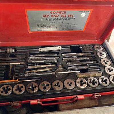 LOT 251: Large Collection of Tap and Die Tools and More
