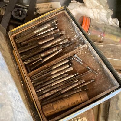 LOT 251: Large Collection of Tap and Die Tools and More