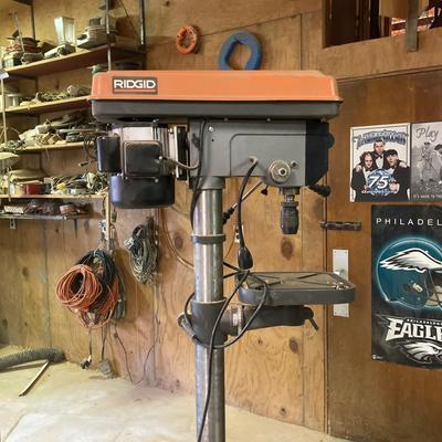 LOT 255: Ridgid 1500 15" Inch Drill Press