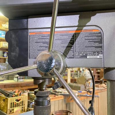LOT 255: Ridgid 1500 15" Inch Drill Press