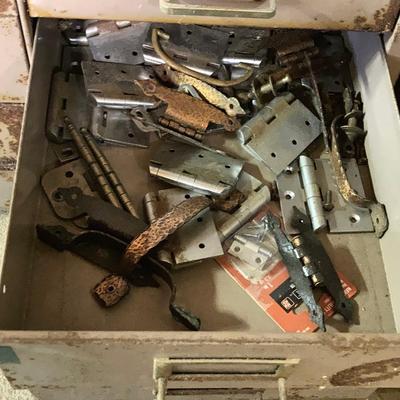 LOT 256: 30 Drawer Steelmaster Storage Cabinet and Contents