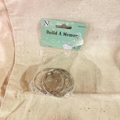 LOT 258: Vintagae Jewelry and Craft Finds - Charms, Gold Tone Corner Pieces, Pin / Tack Backs and More