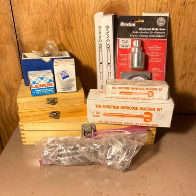 LOT 260: Large Collection of Drill Bits, Boxed Sets, Assorted Sizes and Styles