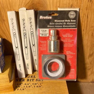 LOT 260: Large Collection of Drill Bits, Boxed Sets, Assorted Sizes and Styles