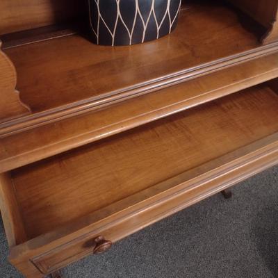 Mid Century Imperial Furniture Company Sideboard Hutch with Harp Trestle Design