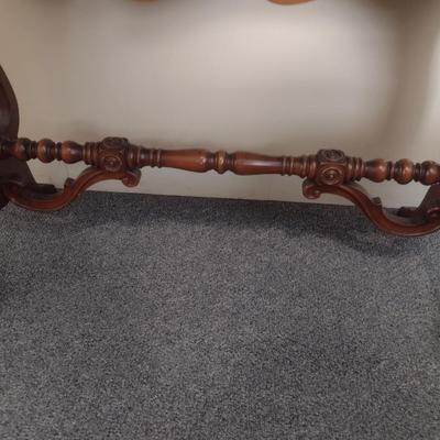 Mid Century Imperial Furniture Company Sideboard Hutch with Harp Trestle Design