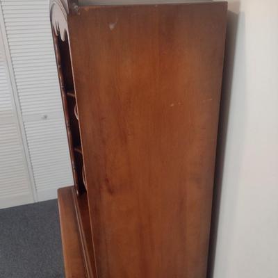 Mid Century Imperial Furniture Company Sideboard Hutch with Harp Trestle Design