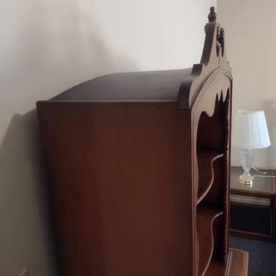 Mid Century Imperial Furniture Company Sideboard Hutch with Harp Trestle Design