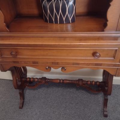 Mid Century Imperial Furniture Company Sideboard Hutch with Harp Trestle Design