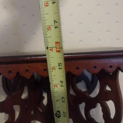 Vintage Victorian Carved Wall Shelf