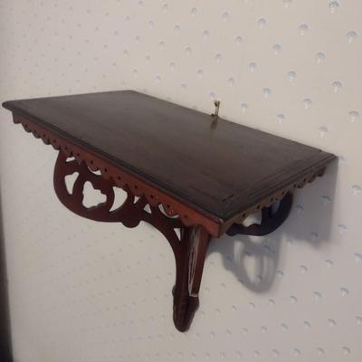 Vintage Victorian Carved Wall Shelf