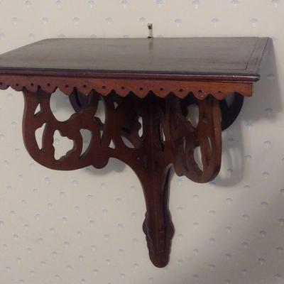 Vintage Victorian Carved Wall Shelf