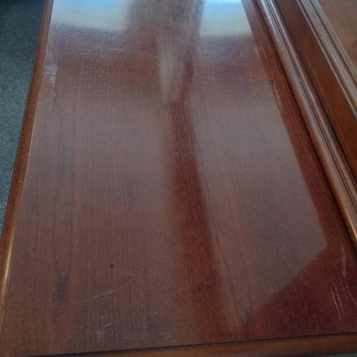 Mahogany Six Drawer Dresser with Mirror Open Home Collection by Stanley