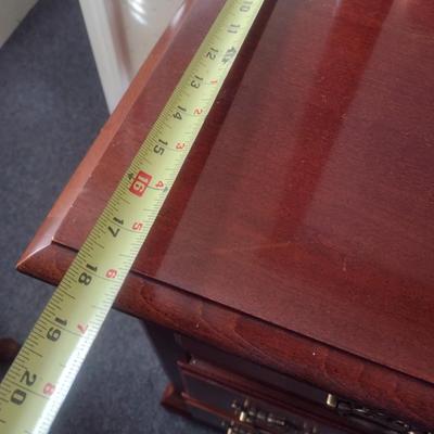 Mahogany Six Drawer Dresser with Mirror Open Home Collection by Stanley