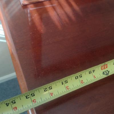 Mahogany Six Drawer Dresser with Mirror Open Home Collection by Stanley