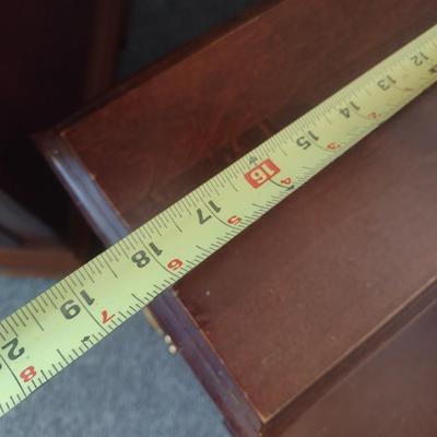 Mahogany Finish Bed Steps