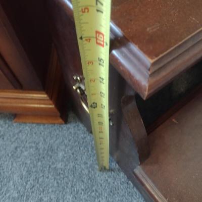 Mahogany Finish Bed Steps