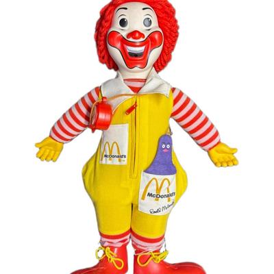 Sale Photo Thumbnail #235: Made by Hasbro for McDonalds. One shoe has been reattached. Age related wear. Measurement: 20"H. [JP]