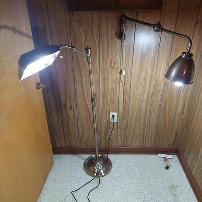 Sale Photo Thumbnail #101: A great lot of 2 unique lamps that are adjustable.