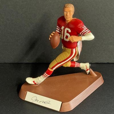 Joe Montana 69/500 Signed Auto Salvino SF 49ers Legends Figurine