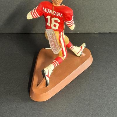 Joe Montana 69/500 Signed Auto Salvino SF 49ers Legends Figurine