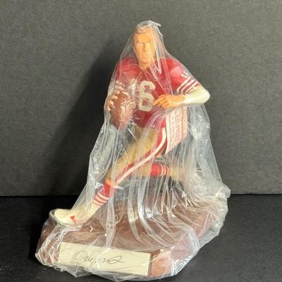 Joe Montana 69/500 Signed Auto Salvino SF 49ers Legends Figurine