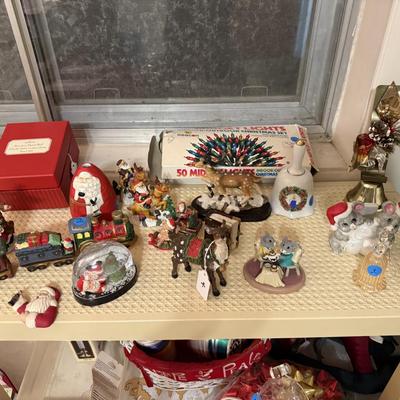 Sale Photo Thumbnail #21: Christmas decor, red upholstered Santa chair, storage, nautical decor
****Table, table cloth, plastic shelves, plastic shoe boxes, floor lamp not included)****