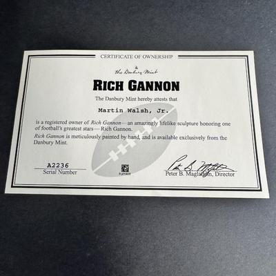 Danbury Mint Rich Gannon Figurine