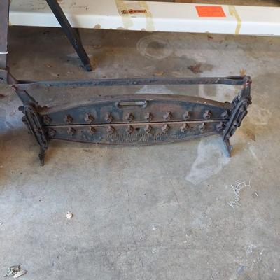 Sale Photo Thumbnail #121: Made by Beno J Gundlach to cut asbesto roof tiles back in the day when you did not know you can get sick. Perfect for someone who collects cast iron.