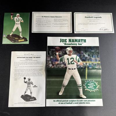 Danbury Mint Joe Namath Figurine