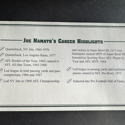 Danbury Mint Joe Namath Figurine