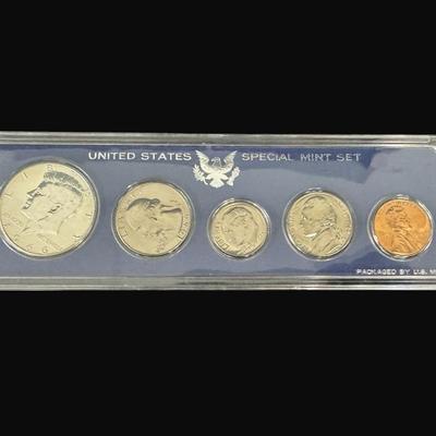Sale Photo Thumbnail #316: Includes a 1965 Special Mint Set, and a 1966 Special Mint set. Total of two sets. The half dollars are 40% silver. [SP]