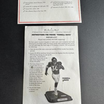 Danbury Mint Terrell Davis Figurine