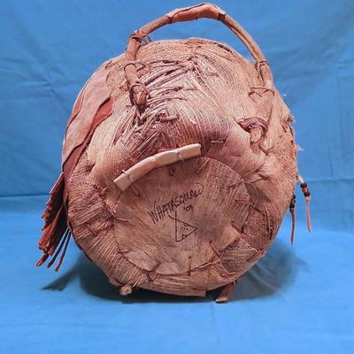 Sale Photo Thumbnail #27: approx. 13" diameter (16" wide including handles) x 12" H