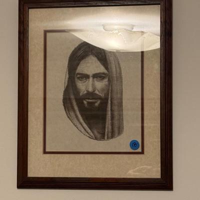 Sale Photo Thumbnail #66: 2 dressers, vintage men’s clothing, Avon, original art, wooden hangers, milk glass, dresser top items, books, etc