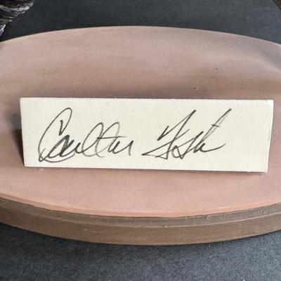 Carlton Fisk Autographed Figurine 521/1972