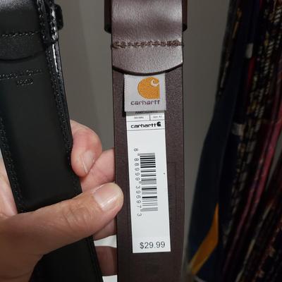 Carhart, Columbia Leather Belts and Silk Ties (HC-KD)